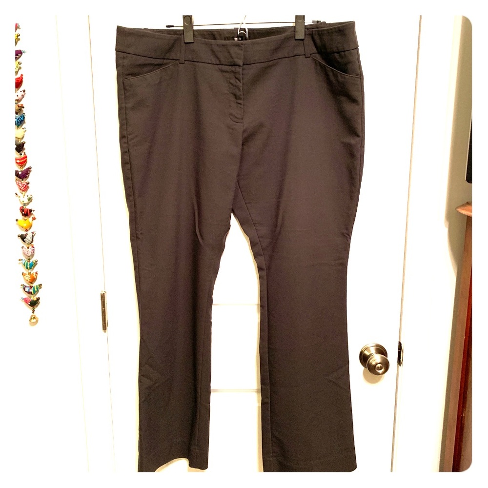 Mossimo charcoal women’s dress pants, size 18